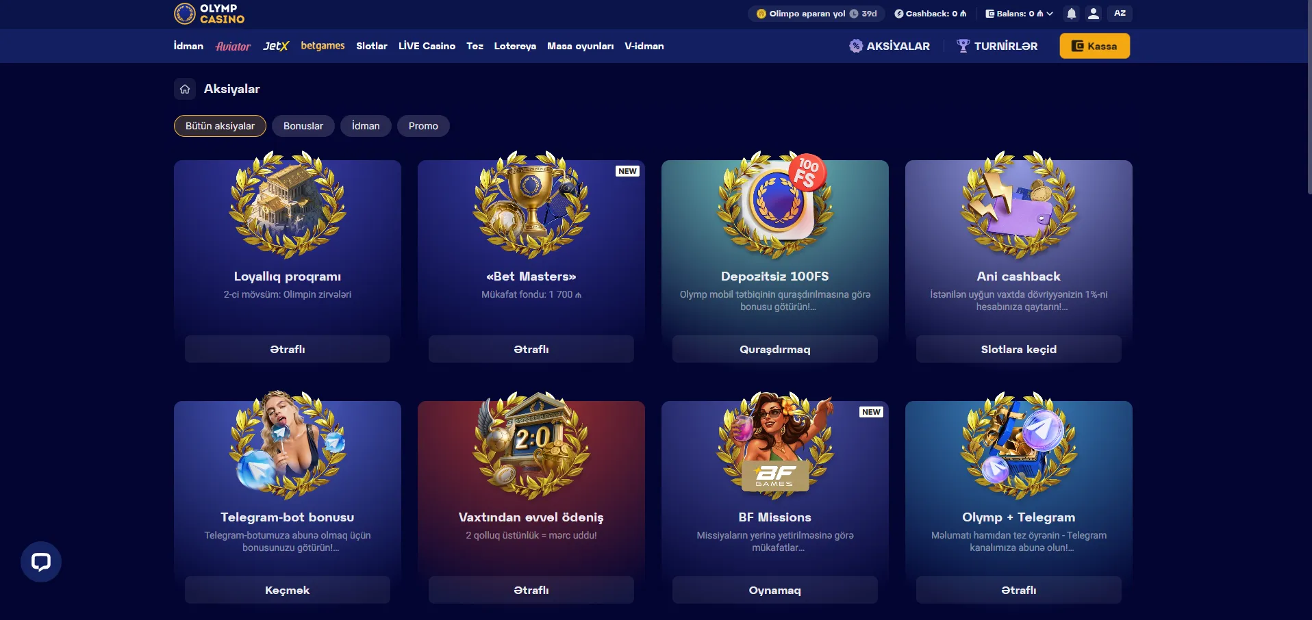 Olymp Casino ən yaxşı slotlar — Quinel tərəfindən təsdiqlənmiş RNG ilə